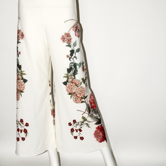 Floral Flare Pants - Picture 2 of 2